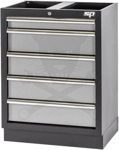 Műhelybútor SP SERIES Alsó rész: 5 fiókos szekrény 680x458x910 mm