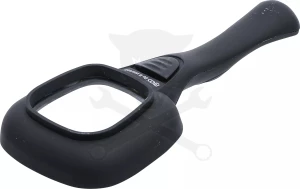 Nagyító  4x - LED világítással, D60 mm elemes BGS