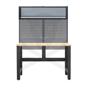 Műhelybútor SP SERIES Alsó rész: SATUPAD Keményfa munkalap+hátf+szek