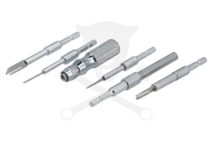 Kábelcsatlakozó szerelő - saru eltávolító készlet 6 db-os TEHER - Laser