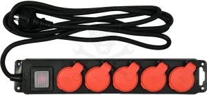 Hosszabbító kábel 3 m - kültéri IP44 gumi kábel 3 x 1.5 mm2x5 3500W