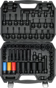 Légkulcsfej készlet 1/2" 64 db TX-ETX-XZN-HEX-6 lap - Yato