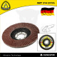 Csiszolótányér, lamellás 115 mm P80 - acél és színesfém - Klingspor
