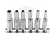 Dugókulcs - crowafej készlet 1/4" belső E-torx E4-E10 hosszú 6 db-os BGS