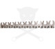 Villáskulcs adapter készlet nyitott 3/8" 10 db-os 10-19 mm "Crowfoot" BGS