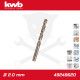 Csigafúró  2,0 mm HSS-G Co5 DIN 338 Twist, profi - KWB