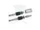 Adapter 1/4" hatlap-négyszög 2-in-1 Proxxon (23.783)