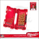 Csigafúró készlet HSS TiN Titán bevonatú 1/4" 10 db-os 3.0-10.0 mm Mil