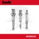 Adapter készlet fúrógéphez - csavarbehajtóhoz 1/4"-3/8"-1/2" - KWB