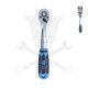Crowa racsnis kulcs 3/8" 72 fogú hajlított BGS