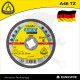 Vágókorong 125 x 1.6 x 22.23 mm INOX 80m/s - X-Lock A 60TZ - Klingspor