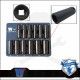 Lok-Typ Légkulcsfej készlet 3/8" 12 db-os spec.6 lap hosszú 8-19 mm-Welzh