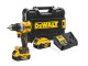 Fúró-csavarozó, akkus 18V 2db 5.0Ah Li-ion - kefementes -  DeWalt