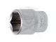 Dugókulcs - crowafej 3/8" 6 lap normál ProTorque 17 mm