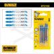 Fűrészlap dekopírfűrészhez, fémre   76 mm 1.2 T - 5db - DeWalt