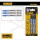 Fűrészlap dekopírfűrészhez, fémre   86 mm 1.0 T - 3db - DeWalt