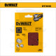 Csiszolópapír, tépőzáras 115x115 mm P40 8 lyukú Klettfix - Dewalt 25 db