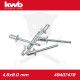 Popszegecs, alu-horganyzott DIN 7337 4.8x8.0 mm 50 db-os - KWB