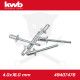 Popszegecs, alu-horganyzott DIN 7337 4.0x16.0 mm 50 db-os - KWB