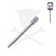 Rátűzőkulcs - crowa+bit 1/4" torx, furatos TPX30 x 100 mm BGS