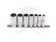 Dugókulcs - crowafej készlet 3/8" 12 szögű WHITWORTH 1/8"-1/2" - 7 db-os