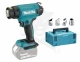 Hőlégfúvó digitális, 6 fokozat 18V 150-550 °C - Makita