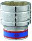 Dugókulcs - crowafej 1/2" 6 lap normál 33 mm King Tony