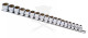 Dugókulcs - crowafej készlet 3/8" Gear Lock - Alldrive 18 db 6-24 mm