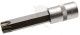 Rátűzőkulcs - crowa+bit 1/2" torx T70 x 100 mm