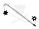Torxkulcs "L" alakú extra hosszú T40 torx-lyukas torx - BGS