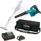 Porszívó akkus 12.0 V + Légseprű szett 1x2.0Ah klt - Makita