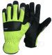 Kesztyű - munkakesztyű - műbőr erősített FLUO 10/XL