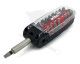 Bit készlet 17 db-os vegyes + 1/4" adapter CroCo markolat dobozban