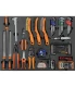 Szerszámkészlet, tálcás 120 db-os - USA SERIES - SP Tools