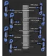 Tálcás SP Tools T-fogós imbusz  készlet 8db-os - S- es
