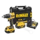Fúró-csavarozó, akkus 18V 2db 5.0Ah Li-ion - kefementes -  DeWalt