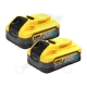 Akkumulátor 18V  5.0Ah Li-Ion 2 db-os szett - DeWalt