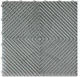 Műhelypadló - SwissDeck RibDeck Classic 33x33cm Pearl Silver RAL9006