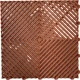 Műhelypadló - SwissDeck RibDeck Classic 33x33cm Terra Cotta RAL8023