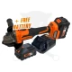 Sarokcsiszoló, akkus 18V 125 mm 2 db 6.0Ah - SP Tools