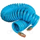 Levegőcső spirál 15 m kék - szerelt  8 mm / 5 mm PU - SP Tools