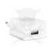 Hálózati USB töltő adapter 230V - 5V 2.1A szabvány USB kábelhez