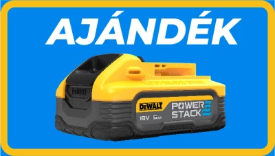 Ajándék Dewalt Akkumulátor!
