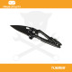 Vágókés, összecsukható Smartknife+ 15in1 - Fekete - True