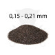 Szóróanyag normálkorund barna NK80 = 0,15 - 0,21 mm -25 kg