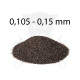 Szóróanyag normálkorund barna NK100 = 0,105 - 0,15 mm -25 kg