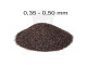 Szóróanyag normálkorund barna NK40 = 0,35 - 0,50 mm -25 kg