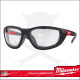 Védőszemüveg - Prémium átlátszó lencse +szövettok EN166 - Milwaukee