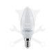 Izzó LED gyertya 8 W hideg fehér, matt 100/37 mm E14 ELMARK